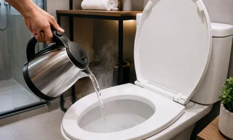 Tại sao khi nhận phòng khách sạn nên đun một ấm nước sôi đổ vào bồn cầu? Lý do bất ngờ