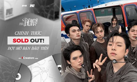 UPRIZE liên tiếp lập thành tích mới, album THĂNG sold out toàn bộ đợt mở bán đầu tiên