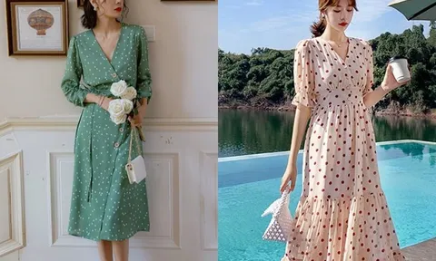 Váy chấm bi không hề lỗi mốt: 3 bí quyết diện đẹp, thanh lịch và thời thượng