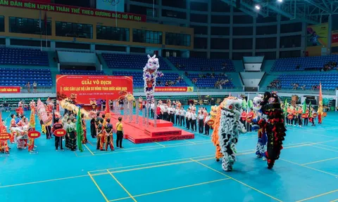 Giải vô địch các câu lạc bộ Lân Sư Rồng Toàn quốc 2026: Hơn 300 vận động viên hội tụ tại Bắc Ninh