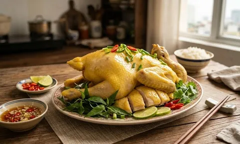 Bí quyết luộc gà da vàng ruộm, không nứt, xương không đỏ: Tuyệt chiêu đầu bếp giỏi