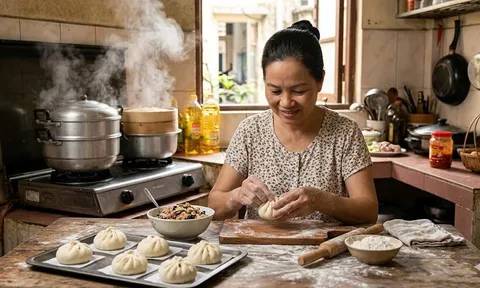 Cách làm bánh bao tại nhà mềm xốp, trắng mịn như ngoài hàng