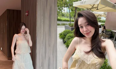 Mang thai tháng thứ 7, Á hậu Tường San vẫn ghi điểm với phong cách thời trang thanh lịch và cuốn hút