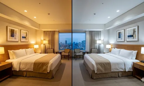 Vì sao khách sạn thường dùng đèn ánh sáng vàng?