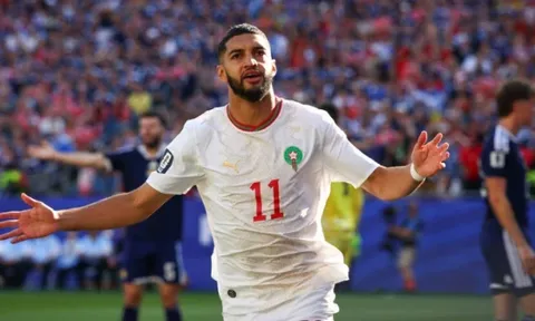 Saibari lập kỷ lục ghi bàn, Morocco hạ gục Scotland