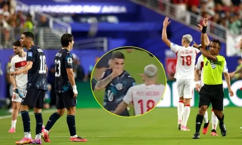 Almiron nhận thẻ đỏ lịch sử tại World Cup 2026 vì lỗi che miệng