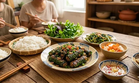Bí quyết rán chả lá lốt vàng đều mà lá vẫn xanh đẹp như ngoài hàng