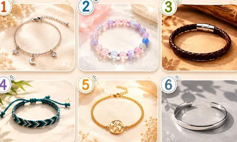 Chọn một chiếc vòng tay bạn thích nhất: Có thể mách bảo con đường làm giàu phù hợp với bạn