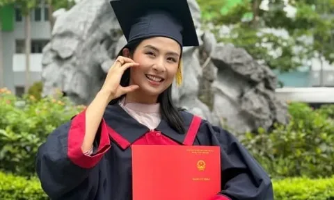 Hoa hậu Ngọc Hân nhận bằng thạc sĩ