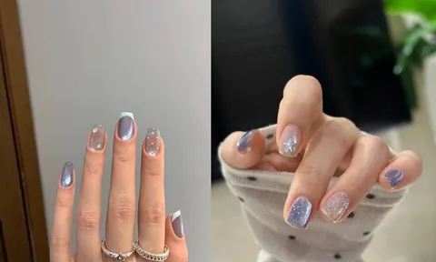Nail mắt mèo dáng vuông lên ngôi, chinh phục tín đồ yêu vẻ đẹp tinh tế