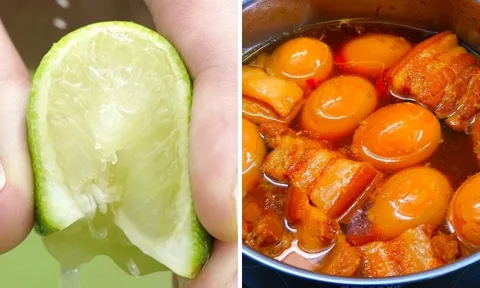 Tại sao bạn nên vắt chanh vào nồi thịt kho tàu?