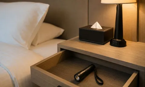 Tại sao nhiều khách sạn Nhật luôn để sẵn một chiếc đèn pin nhỏ trong phòng?