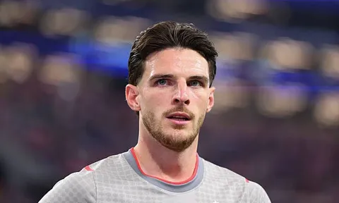 Declan Rice báo tin vui nhưng Saka vẫn khiến Anh lo lắng