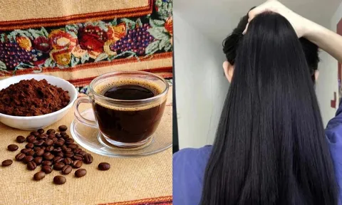 Các gội đầu bằng cà phê giúp tóc đen bóng, ít rụng, tóc con mọc ầm ầm