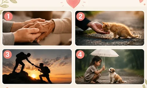 Chọn 1 hình ảnh để xem bạn có giàu lòng trắc ẩn không?