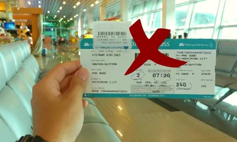 Tại sao bạn tuyệt đối không được chụp hình vé máy bay đăng lên mạng?