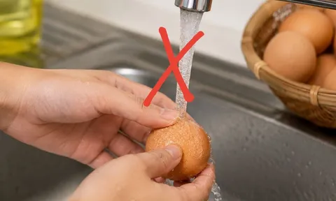 Vì sao không nên rửa trứng khi chưa dùng?