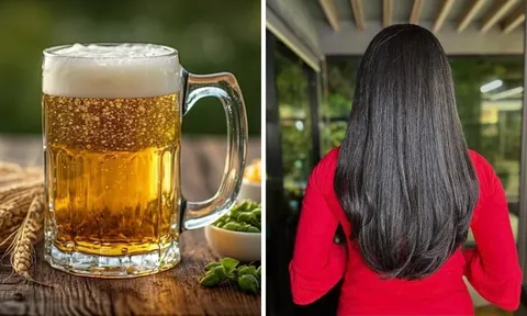 Cách gội đầu bằng bia trị sạch gàu, dưỡng tóc suôn mượt, tóc con mọc lên tua tủa