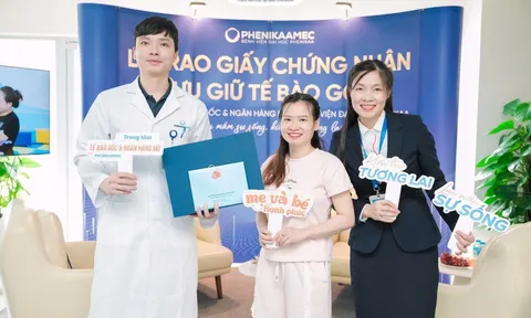 PhenikaaMec tiên phong tích hợp lưu giữ tế bào gốc trong hành trình thai sản