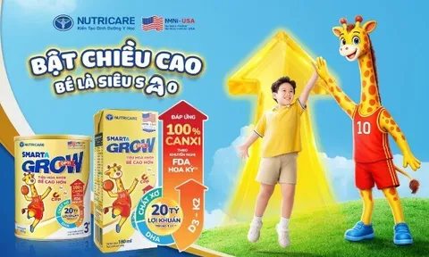 Kỷ nguyên “thế hệ 4” trong Smarta Grow Opti: Hệ dưỡng chất đột phá hỗ trợ bật chiều cao, bé là “siêu sao”