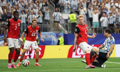 Messi lập kỷ lục 18 bàn tại World Cup giúp Argentina hạ Áo