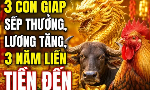 3 con giáp sếp thưởng, lương tăng, 3 năm liền Tiền đến