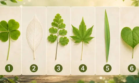 Chiếc lá bạn chọn có thể tiết lộ chỉ số may mắn của bạn đang ở mức nào