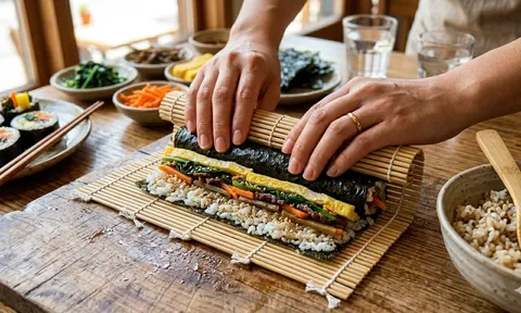 Cơm cuộn rong biển – món ăn ai cũng mê, cách làm đơn giản ít ai biết mà ngon như ngoài hàng