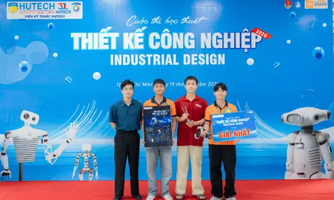 Sinh viên Công nghệ kỹ thuật ô tô HUTECH đưa giao thông xanh, robot AI vào thiết kế công nghiệp