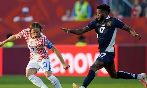 Modric cán mốc 200 trận trong ngày Croatia khuất phục Panama