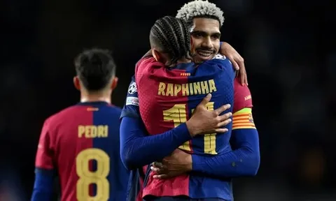Barca lo sốt vó với chấn thương của Raphinha và Araujo