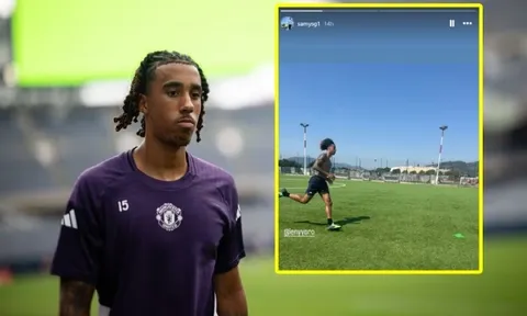 Leny Yoro tự rèn thể lực, quyết bám trụ ở Man United