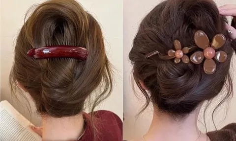 Chiếc kẹp tóc ngang nhỏ bé đang trở thành phụ kiện được yêu thích nhất mùa hè
