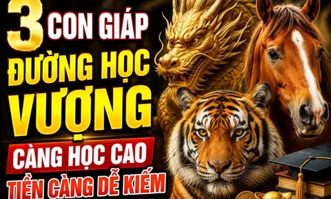 3 con giáp đường Học vượng, càng học cao Tiền càng dễ kiếm