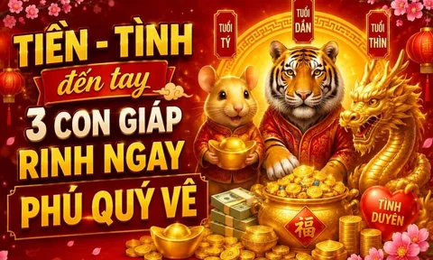Tiền - Tình đến tay, 3 con giáp rinh ngay phú quý về