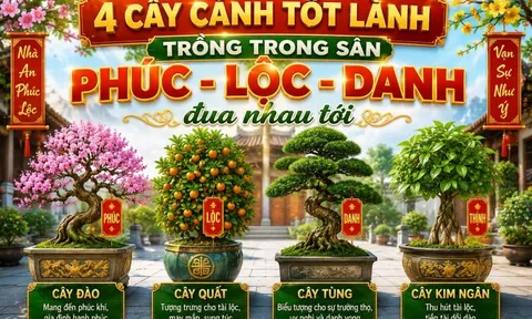 4 cây cảnh tốt lành trồng trong sân Phúc - Lộc - Danh đua nhau tới