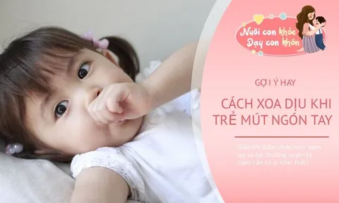 Khác biệt giữa trẻ thích mút ngón tay và trẻ không mút ngón tay sẽ dần lộ rõ khi lớn lên