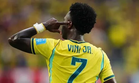 Chấm điểm Brazil: Vinicius thăng hoa; Guimaraes toàn diện