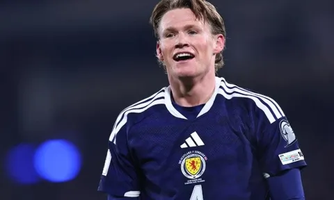 Scotland đại bại, McTominay vẫn được tiến cử cho Real Madrid