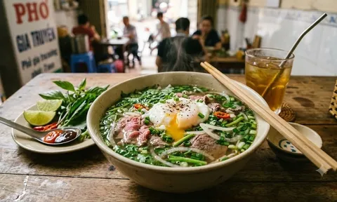 Tại sao nhiều người thích ăn phở với trứng trần?