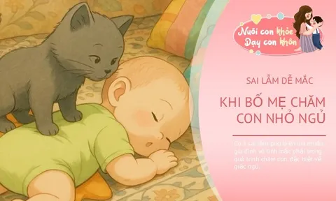Bé quấy khóc ngủ không ngon giấc, đừng vội đổ lỗi con "khó nuôi", 3 thói quen "tốt bụng" này gây hại nhiều hơn lợi