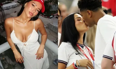 Mỹ nhân World Cup chăm diện áo khoét sâu khoe vòng 1 "tràn viền", đẹp đến mấy vẫn bị cấm "gần gũi" bạn trai