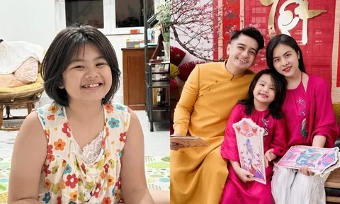 Con gái đầu lòng của Vân Trang nhận giải thưởng hội họa, bất ngờ "xuống tóc" ngày càng giống bố doanh nhân