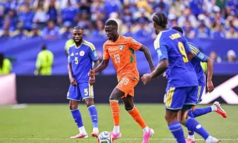 Nicolas Pepe xuất sắc nhất trận Bờ Biển Ngà thắng Curacao