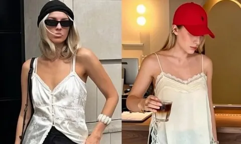 Áo ren và quần ống rộng: Công thức mặc đẹp đang được các tín đồ thời trang yêu thích mùa hè