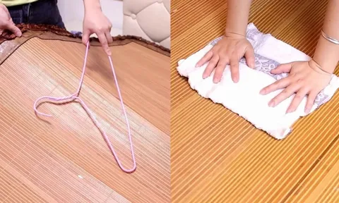 Cách làm sạch chiếu trúc không dùng nước vẫn sạch bong như mới