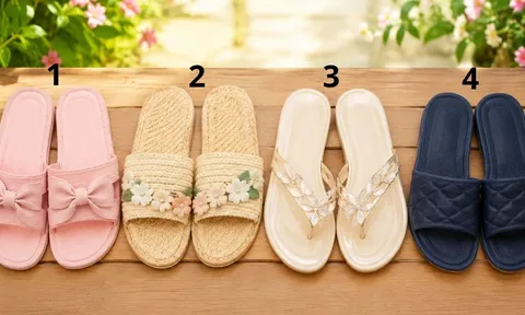 Chọn 1 đôi dép bạn muốn đi nhất: Bật mí mệnh giàu hay mệnh khổ?