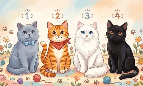 Chọn chú mèo bạn muốn nuôi để khám phá kiểu người hợp với bạn