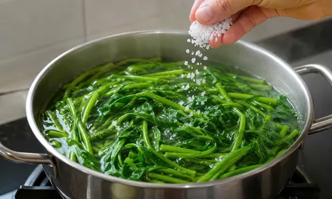 Luộc rau chỉ bỏ nước thôi chưa đủ: Làm thêm bước này rau xanh mướt, giữ nguyên giá trị dinh dưỡng