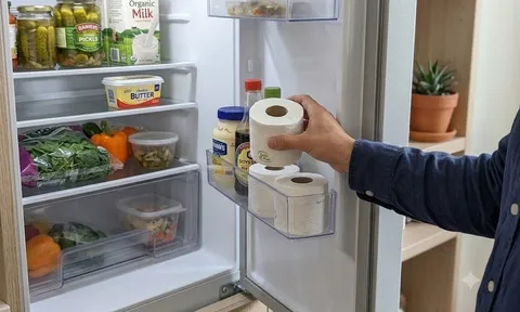 Tại sao nên đặt 1 cuộn giấy vệ sinh vào tủ lạnh?